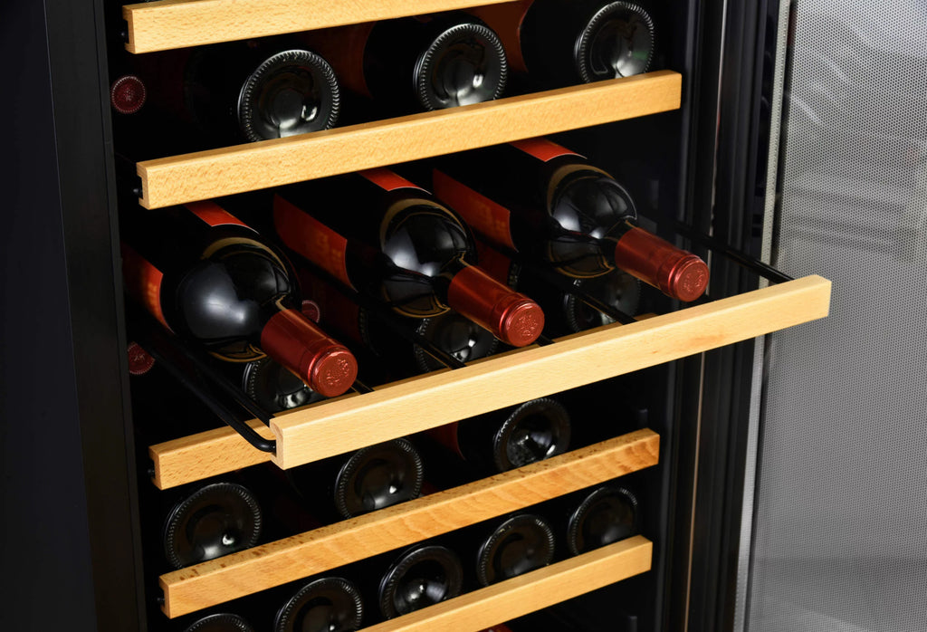 44 Bottle Capacity Free Standing Wine Cooler Stainless Steel M263544