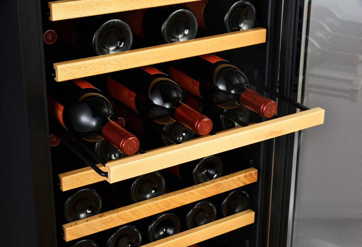 44 Bottle Capacity Free Standing Wine Cooler Stainless Steel M263544