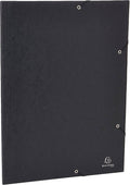 Cartella 3 Lembi con Elastico A3 600gr Lustre Nero Y315023