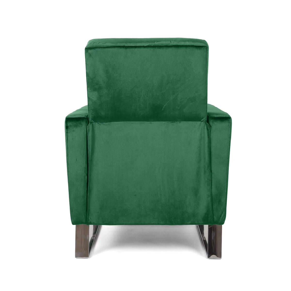 Green Velvet Push Back Recliner R60957