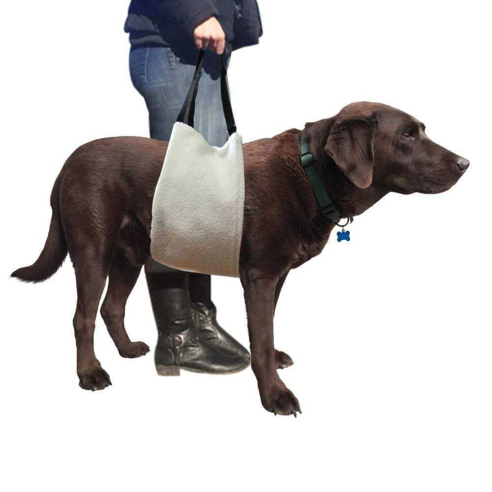 Veterinarian Approved Plush Soft Canine Sling Adjustable Straps W53197