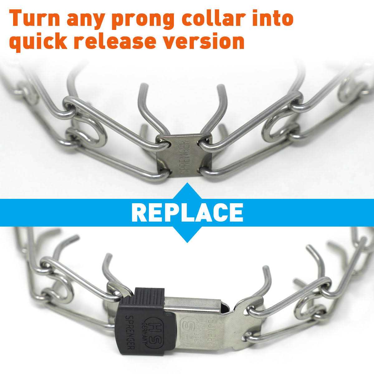 Stainless Steel Quick Release Buckle for Dog Collar G692