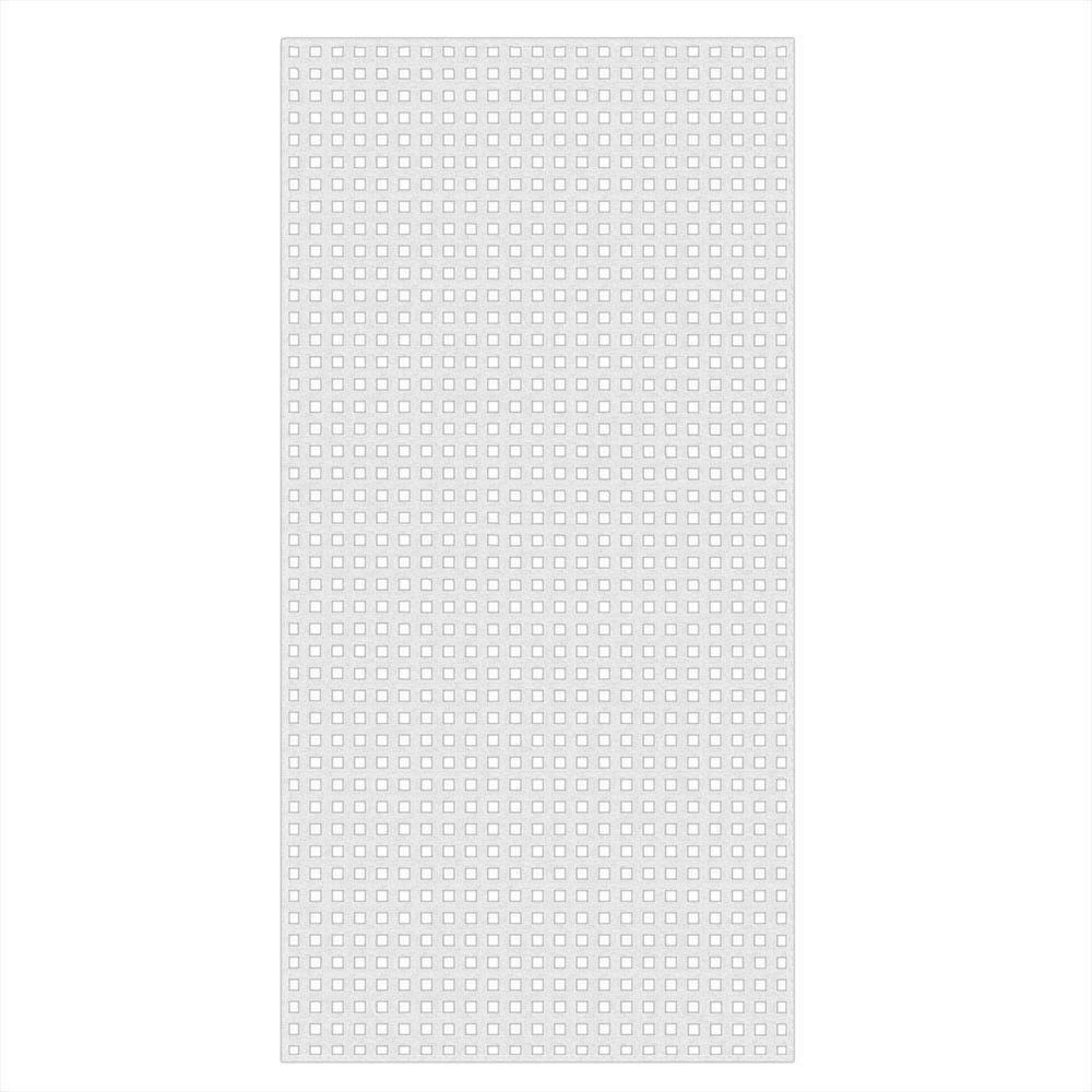 White 4 ft. x 8 ft. Vinyl Lattice Y150618