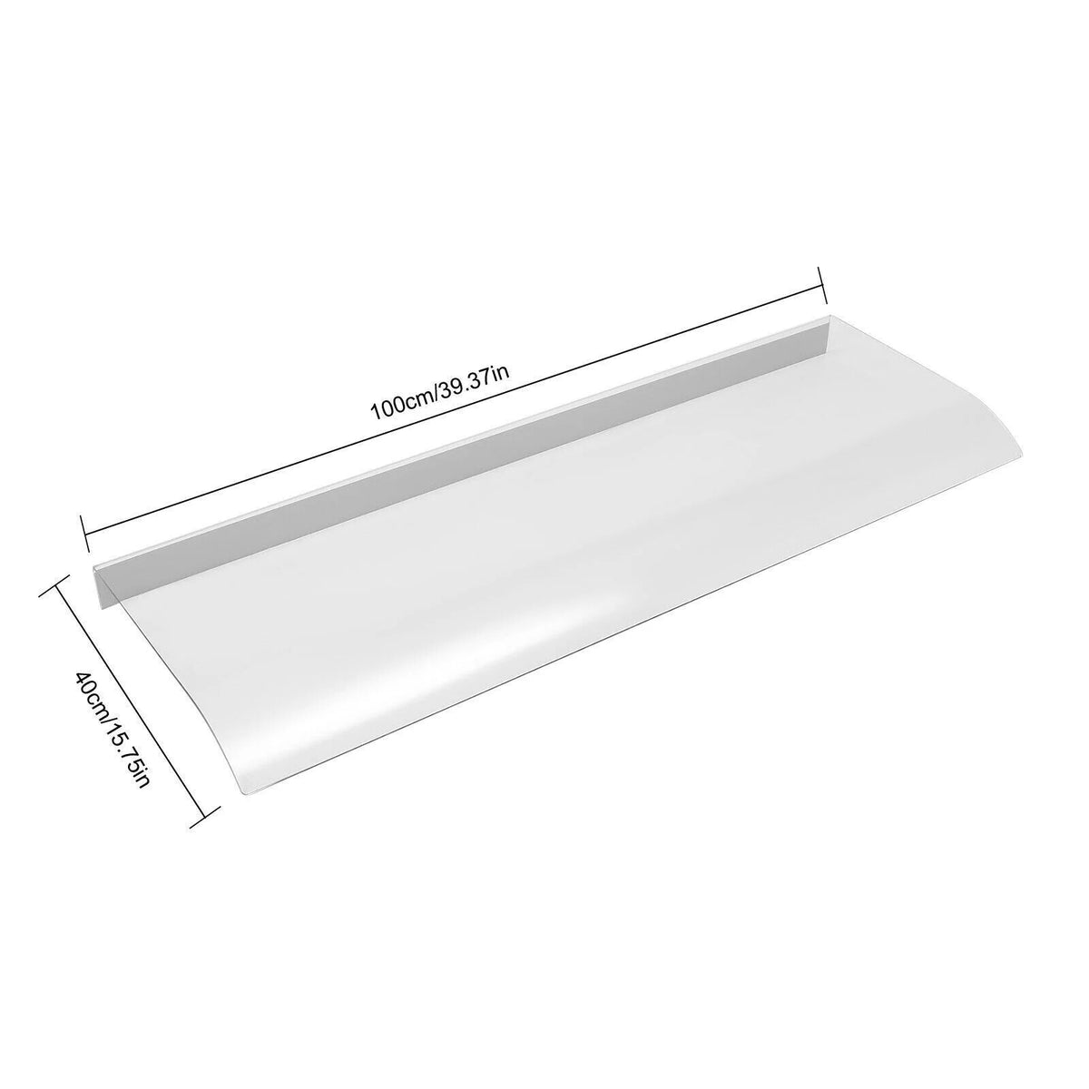 UV Protector Front Door Window Awning Cover Outdoor Canopy 60/80/100/120*40CM A51116