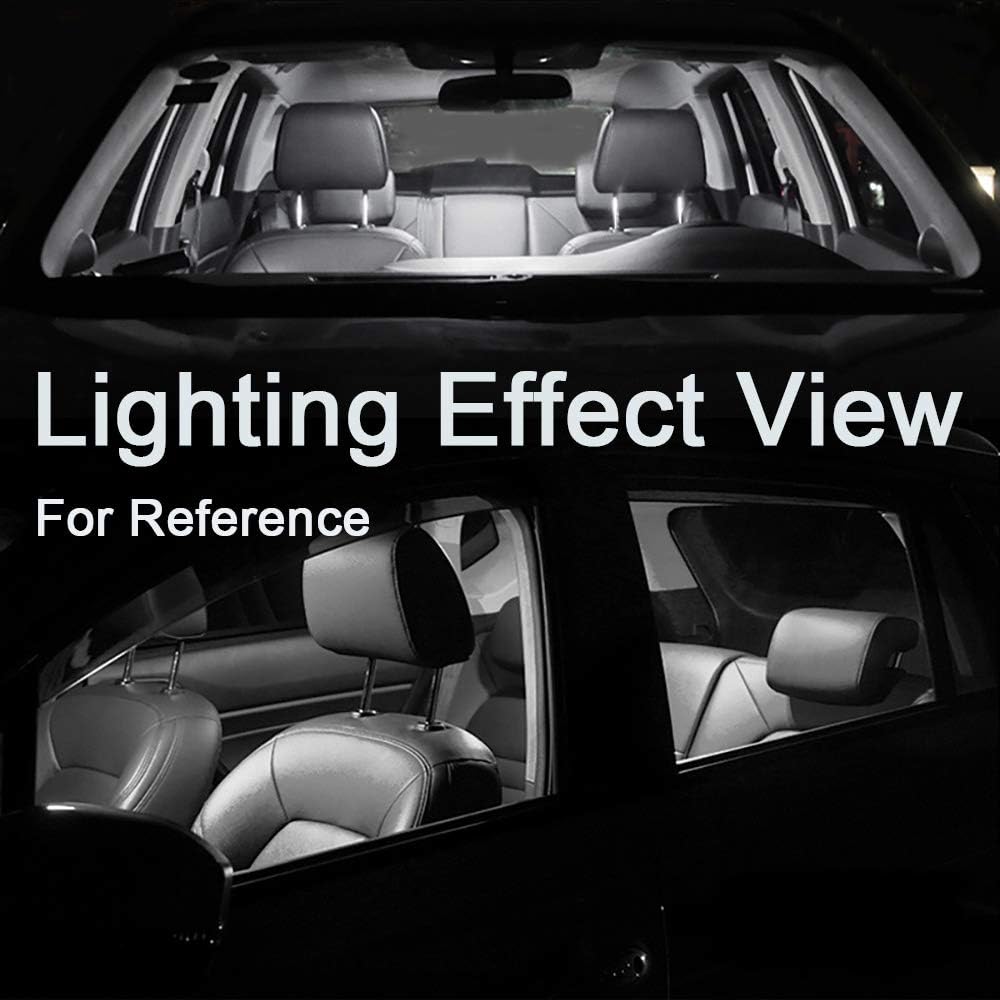 9pcs Ultra Bright White LED Replacement Bulbs for Dodge Ram 1500 2500 3500 E523
