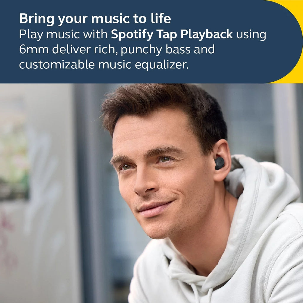 True Wireless Earbuds Noise Isolating Dark Grey P37250