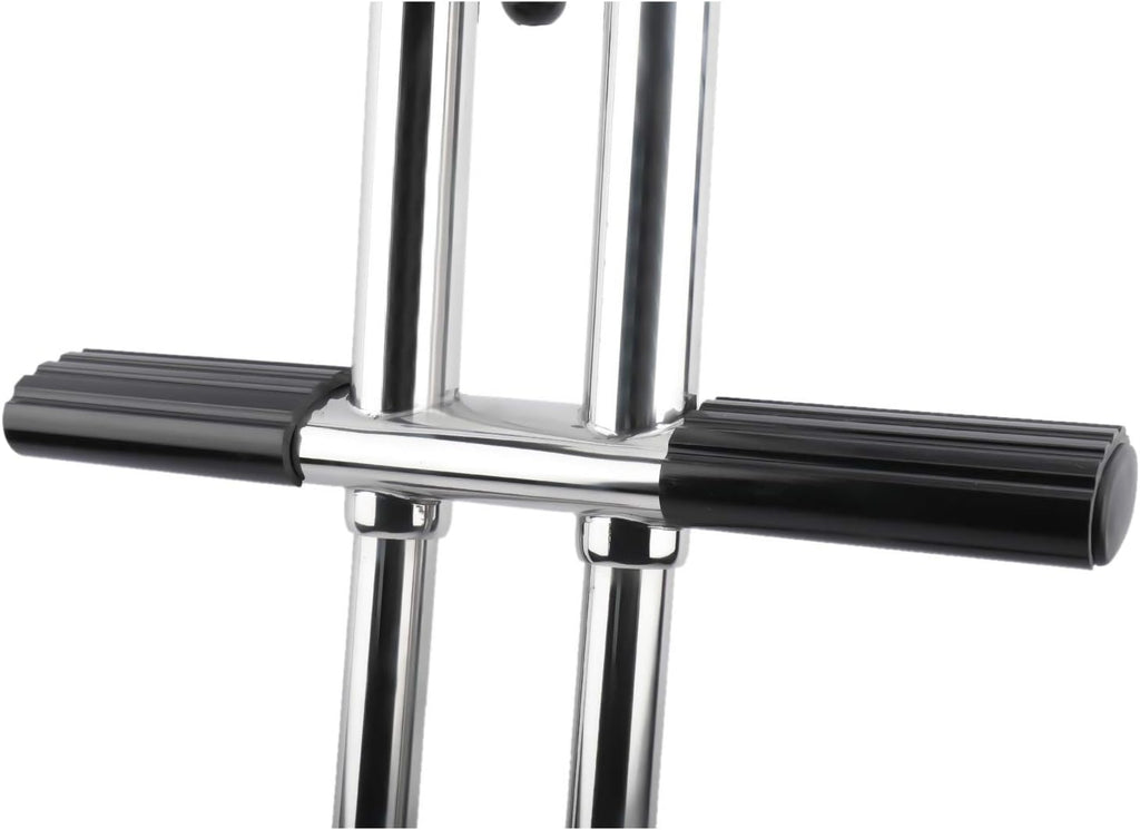 4 Step Dual Vertical Telescopic Boat Dive Ladder with transom mounting Bracket, 316 Stainless Steel Sport Ladder O430