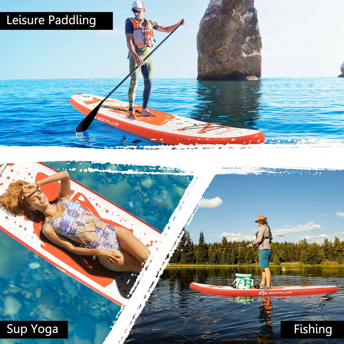 11' Inflatable Stand Up Paddle Board Q512938