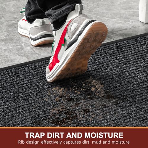 4'x6' Heavy Duty Non-Slip Washable Doormat Y76056