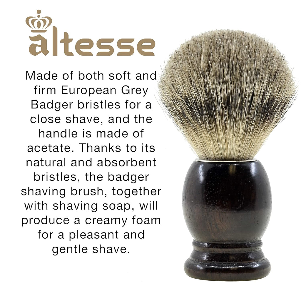 European Grey Badger Shaving Brush K755372