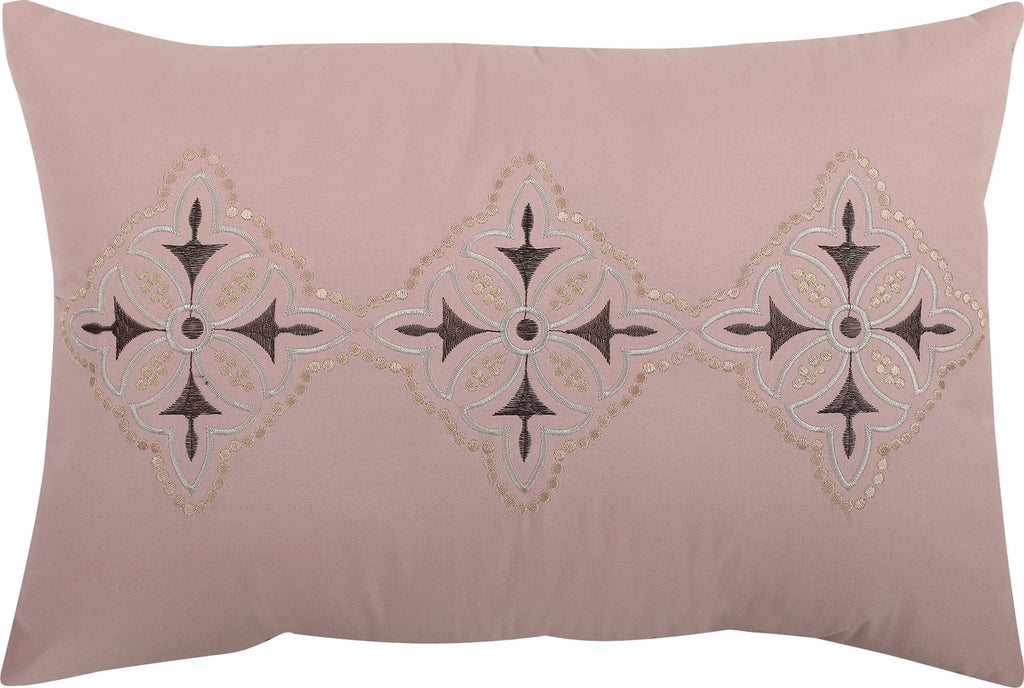 Blush King Size 7 Piece Jacquard Comforter Set C36777