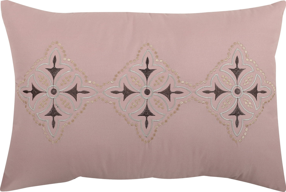 Blush King Size 7 Piece Jacquard Comforter Set C36777