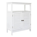 32 inch Wide Low Storage Cabinet in Distressed Grey I23121