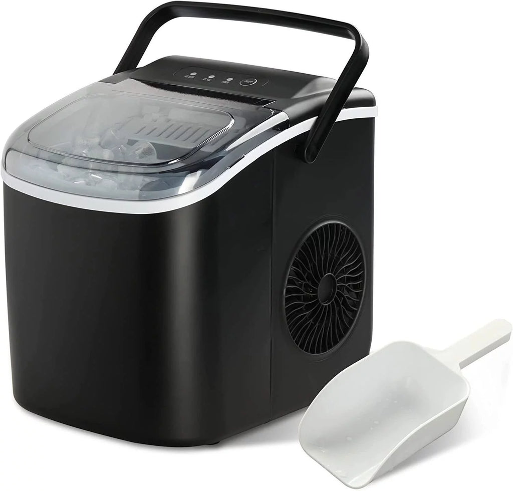 Portable Self-Clean Countertop Ice Maker with Scoop and Basket F58684