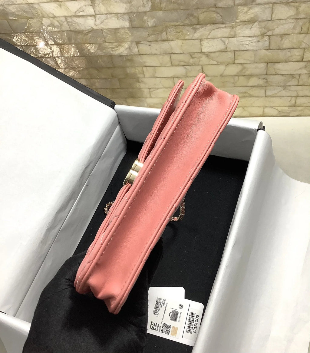 Pink Hand-Held Cross Bag A12932