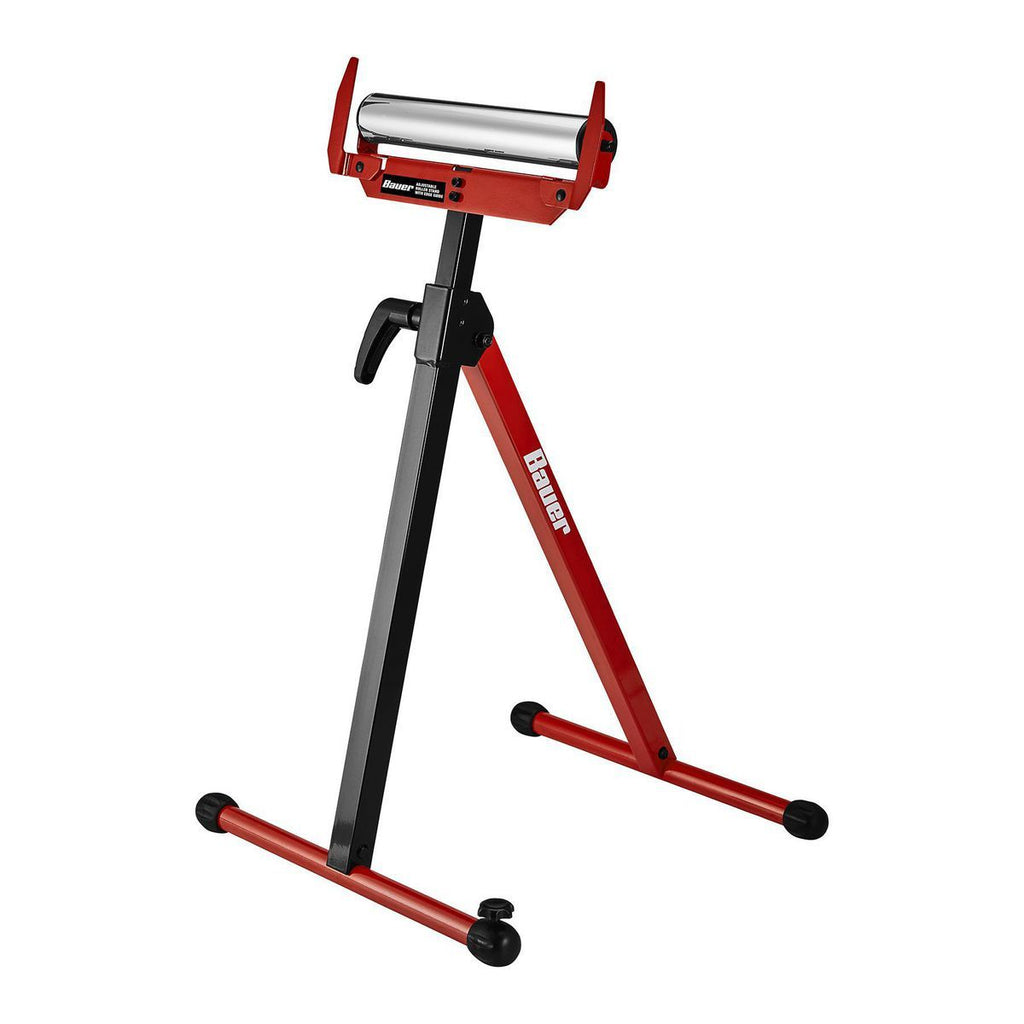 250 lb. Capacity Adjustable Roller Stand with Edge Guide I80882