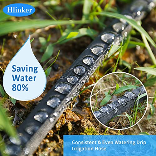 Flat Soaker Hose 100 ft with Stake A40143