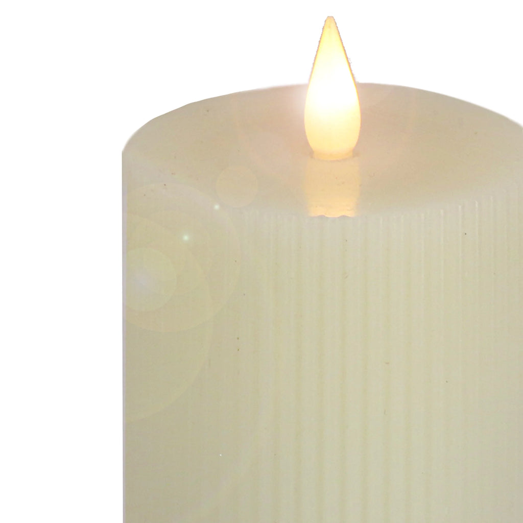 Ivory Flameless Candle with Remote U5840