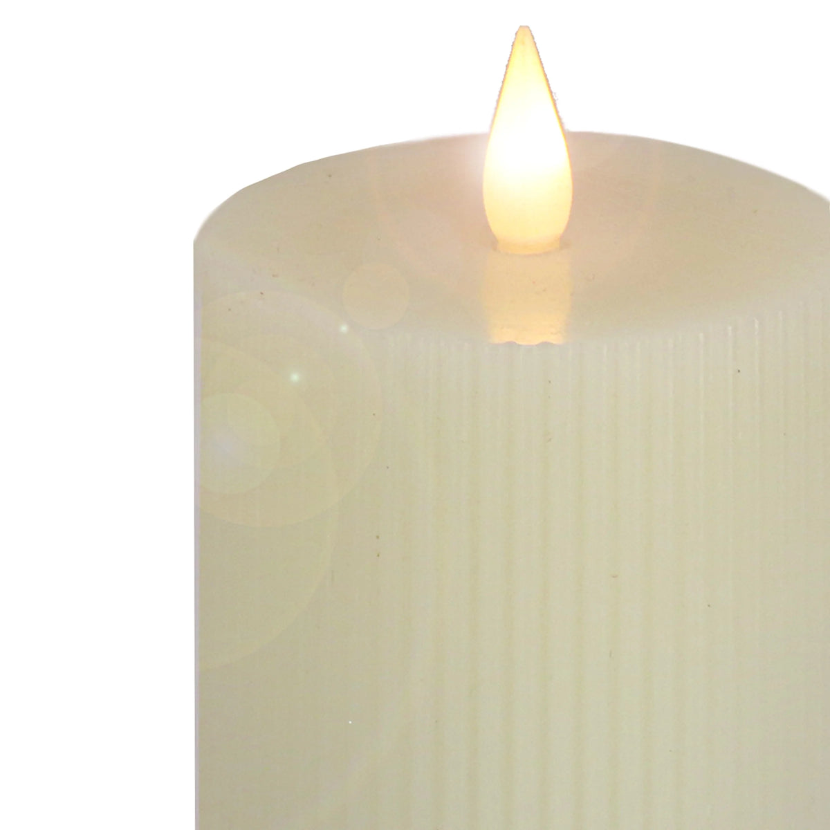Ivory Flameless Candle with Remote U5840