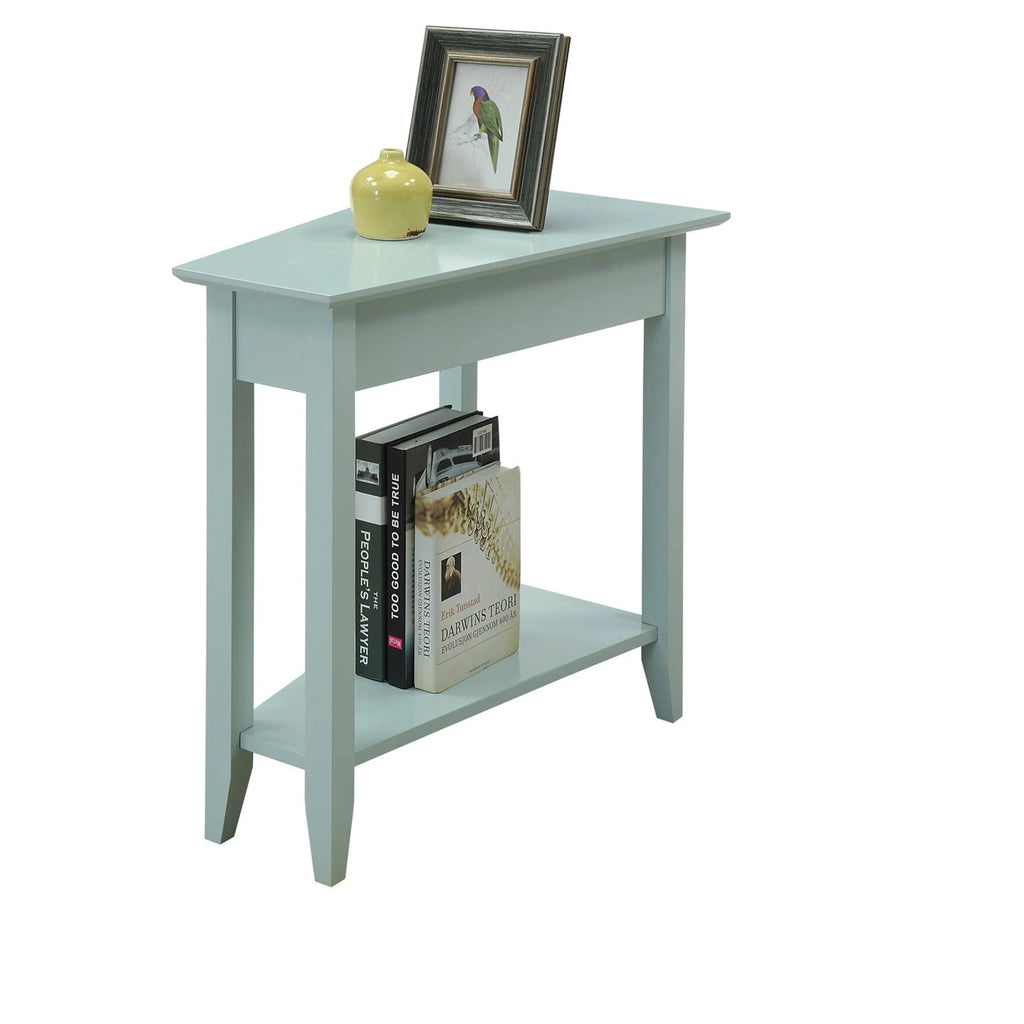 Wedge End Table Sea Foam T41064