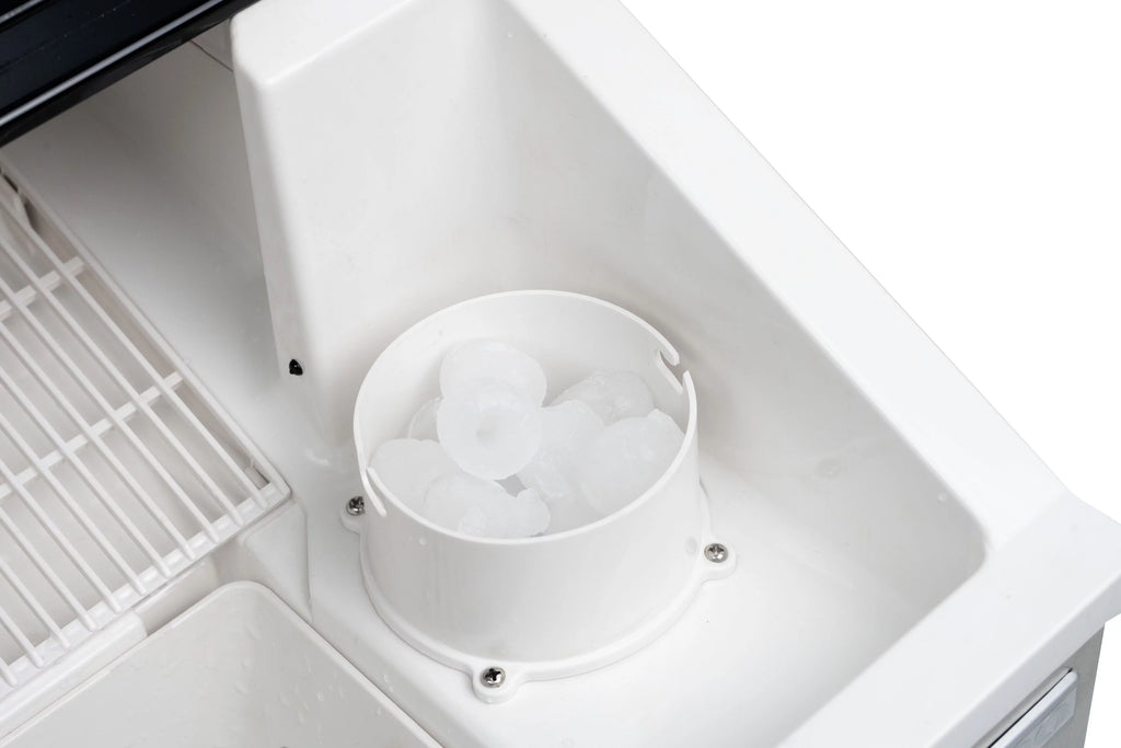 44 lb Stainless Steel Ice Maker and Ice Shaver W860545