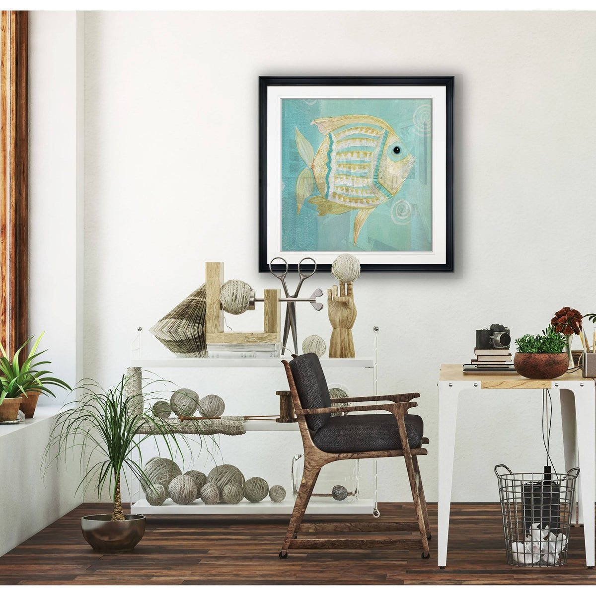 Framed Giclee Print 38x38 M49666