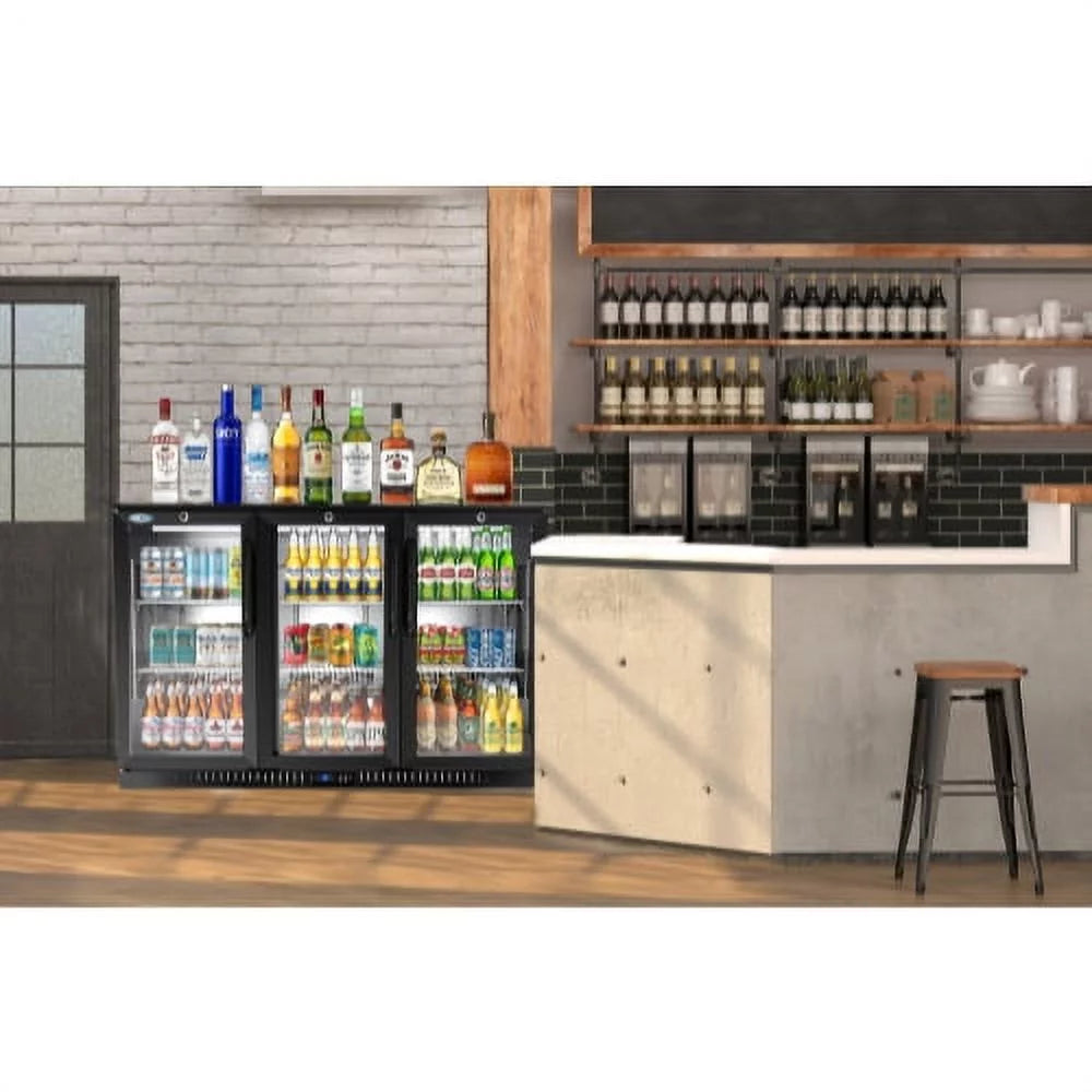 Three-Door Back Bar Refrigerator 11 Cu Ft U656639