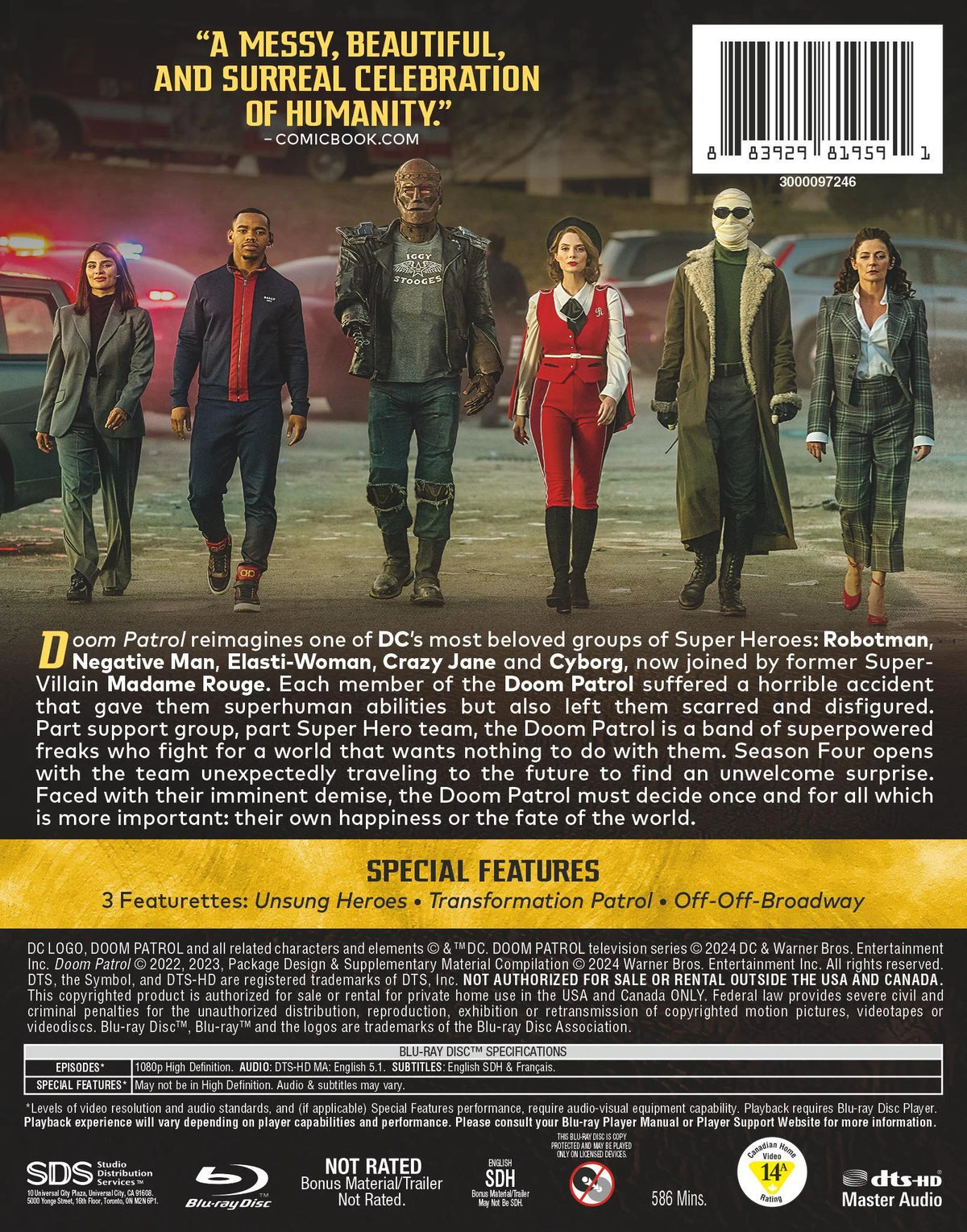 Doom Patrol: The Complete Fourth Season (Blu-ray) E40695