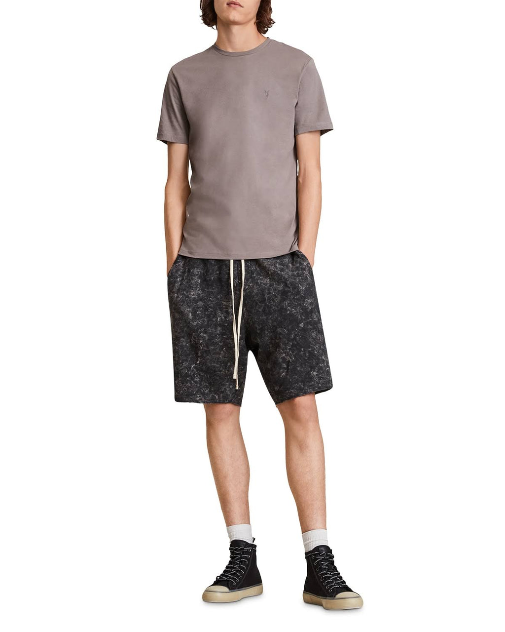 Gray Crewneck Tee C1071