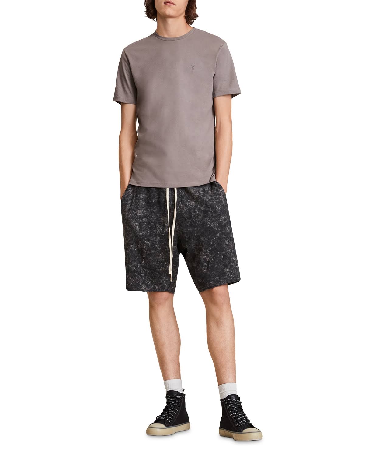 Gray Crewneck Tee C1071