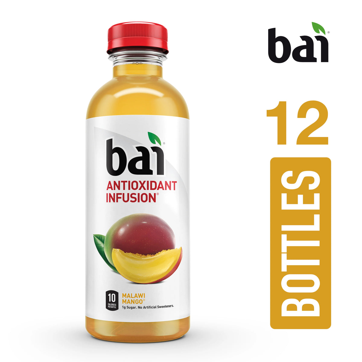 Gluten-Free Malawi Mango Antioxidant Infused Drink, 18 Fl Oz, 12 Pack Bottles U719