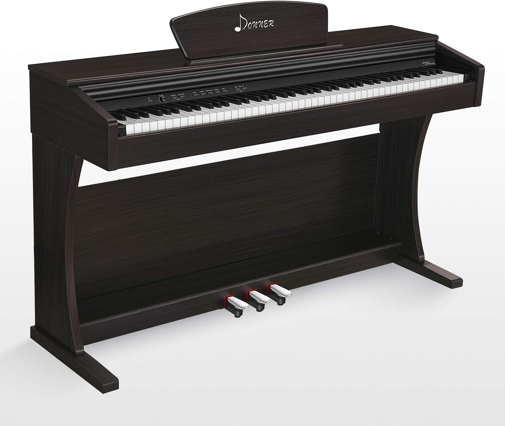 Digital Piano 88 Key Weighted Keyboard with Triple Pedals I328