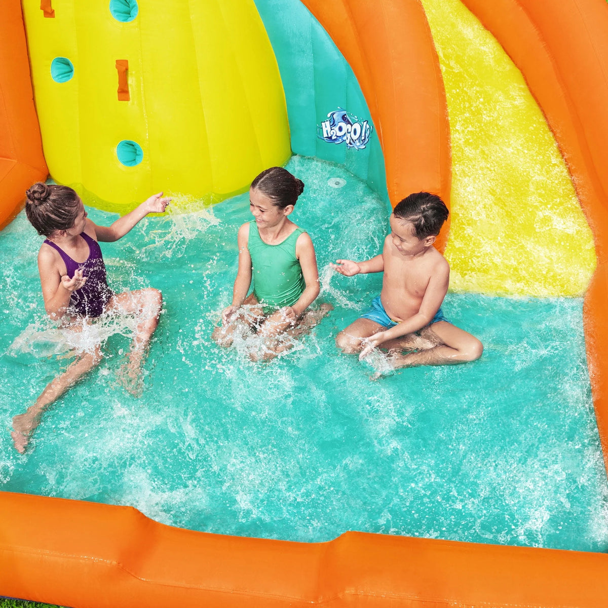 Kids Outdoor Inflatable Water Park with Water Cannon G47847