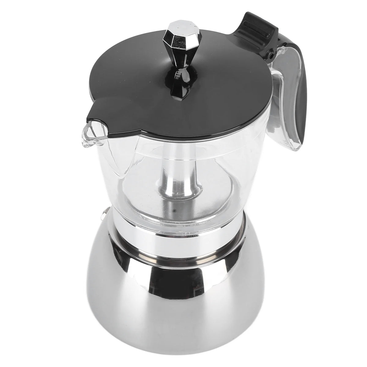 Cafetera Espresso Moka de Acero Inoxidable, 6 Tazas A749178