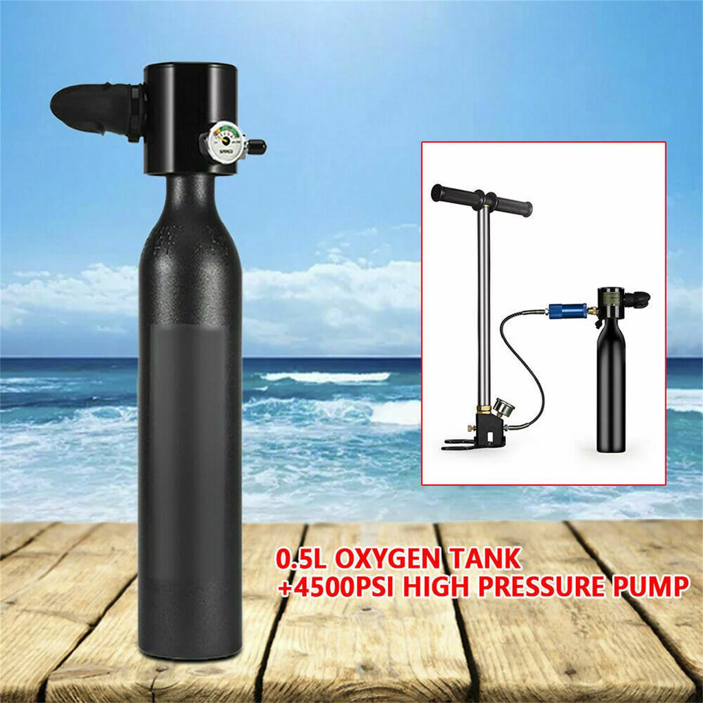 0.5L Oxygen Cylinder Tank Diving Equipment W48892