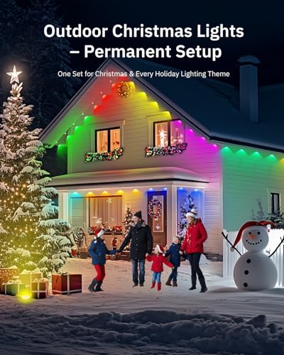 Permanent Outdoor Lights with DIY Colors J47401