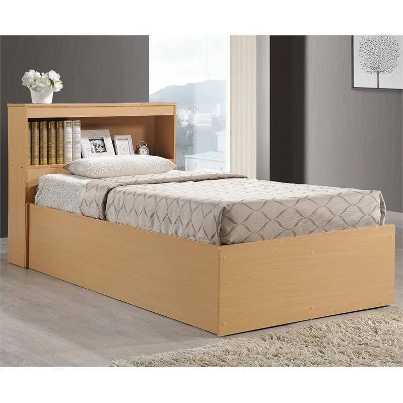Twin Captain Storage Bed in Beech Q818088