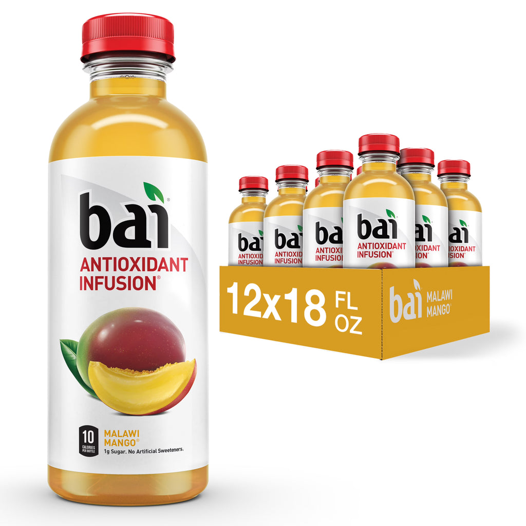 Gluten-Free Malawi Mango Antioxidant Infused Drink, 18 Fl Oz, 12 Pack Bottles U719
