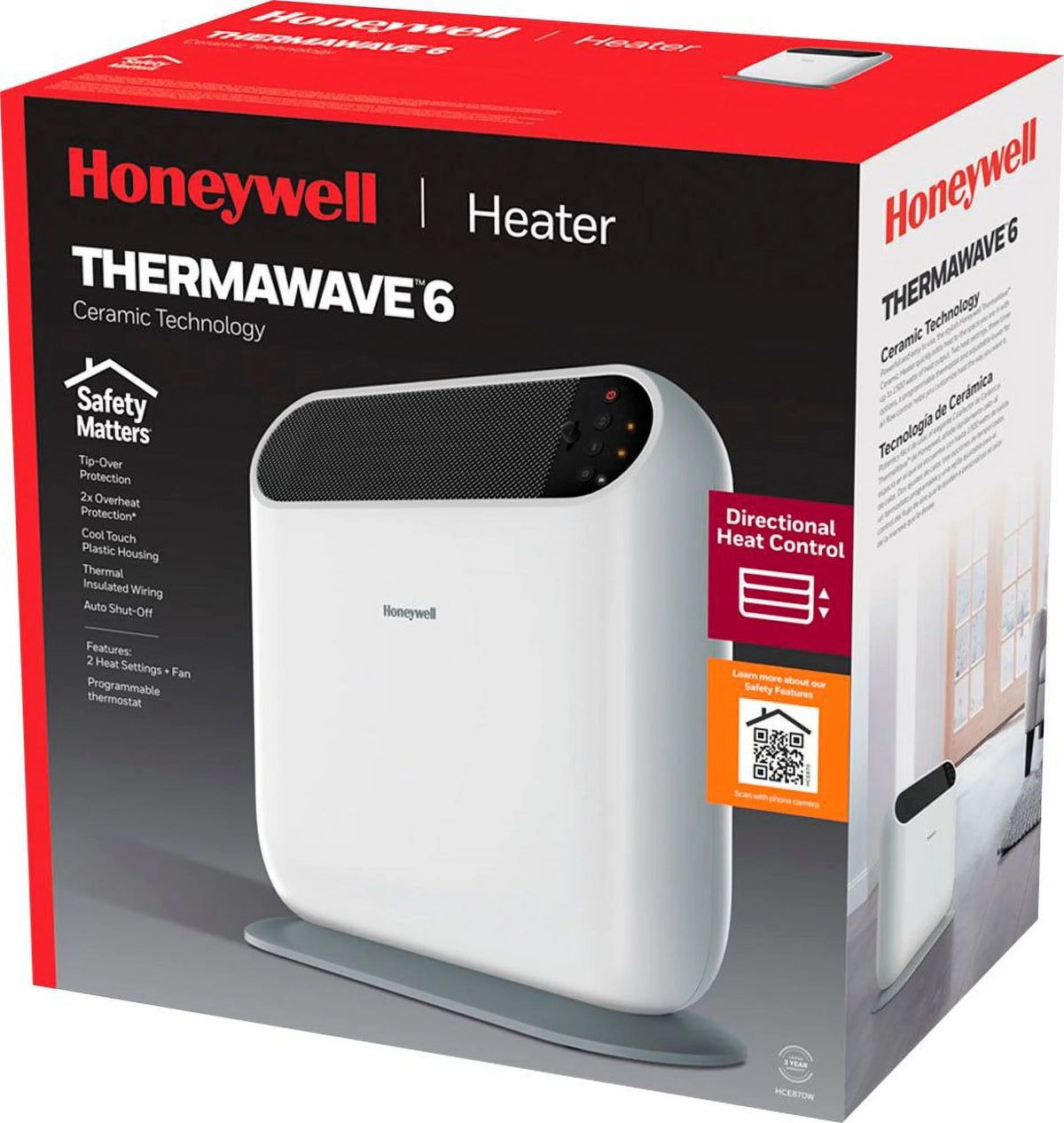 Black Ceramic Heater M7656