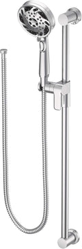 Chrome 5-Function Handshower with Slide Bar and Hose W700262