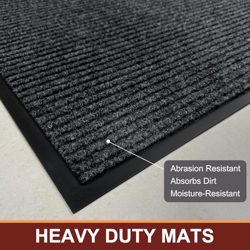 4'x6' Heavy Duty Non-Slip Washable Doormat Y76056