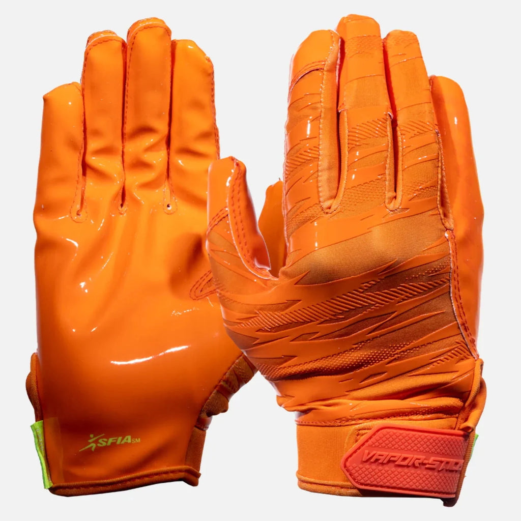 Orange Football Gloves H895
