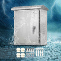 304 Stainless Steel Electrical Box 20'' x 16'' x 8'' IP65 Weatherproof Enclosure with Mounting Plate W11347