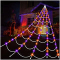 Purple & Orange Spiderweb Lights with 8 Lighting Modes X439