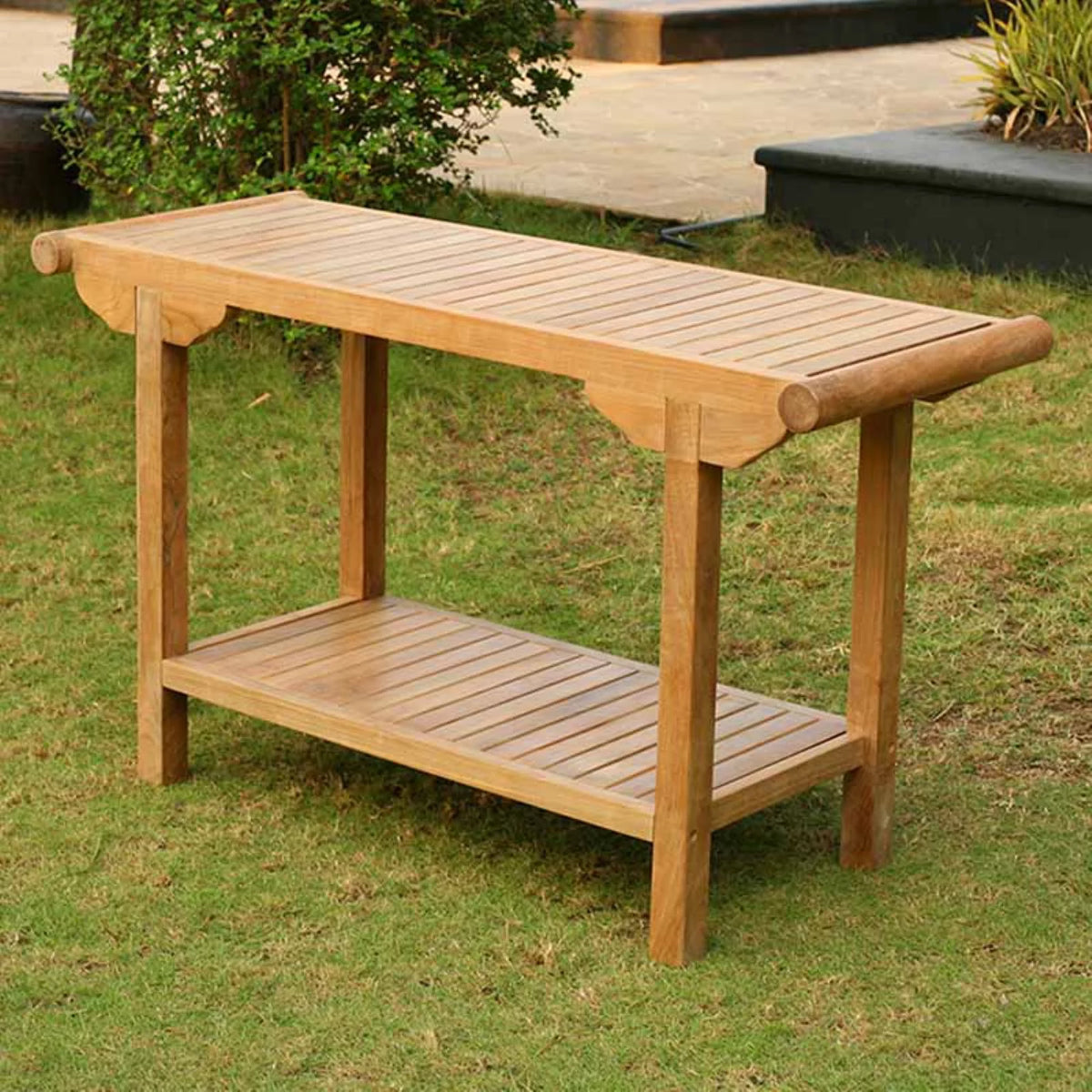 Teak Console Table D781