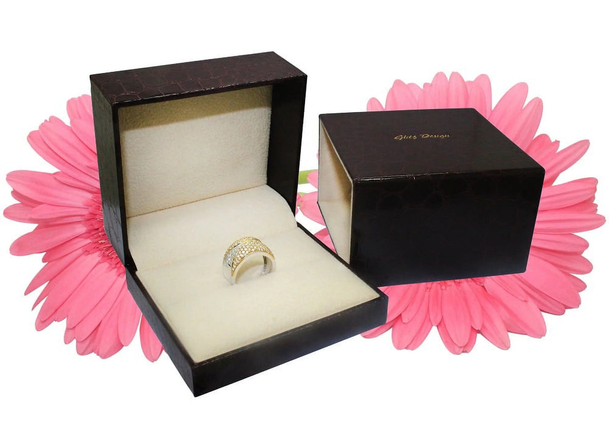 18K Gold Diamond Engagement Ring 1.40 CT TW G32087