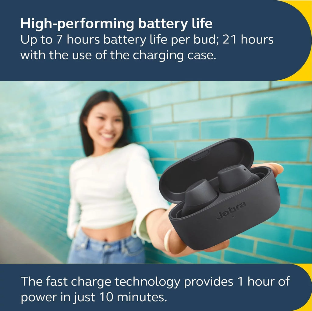 True Wireless Earbuds Noise Isolating Dark Grey P37250
