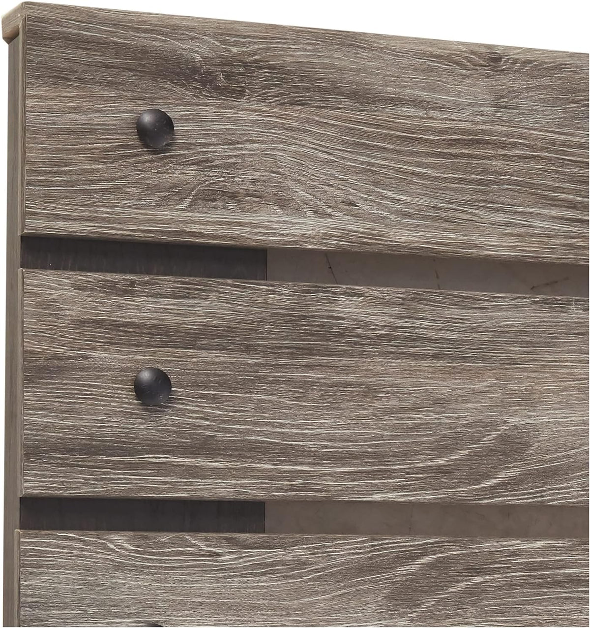 Rustic Open Slat Panel Headboard, Full, Weathered Gray U422617