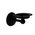 Matte Black Tumbler and Toothbrush Holder F857