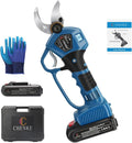 Electric Pruning Shears with 2 Pack Backup Rechargeable 2Ah Lithium Battery 30mm Max Cutting Diameter V26609